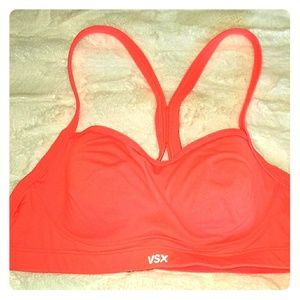 Victoria's Secret Sport Bright Orange/Pink 34B